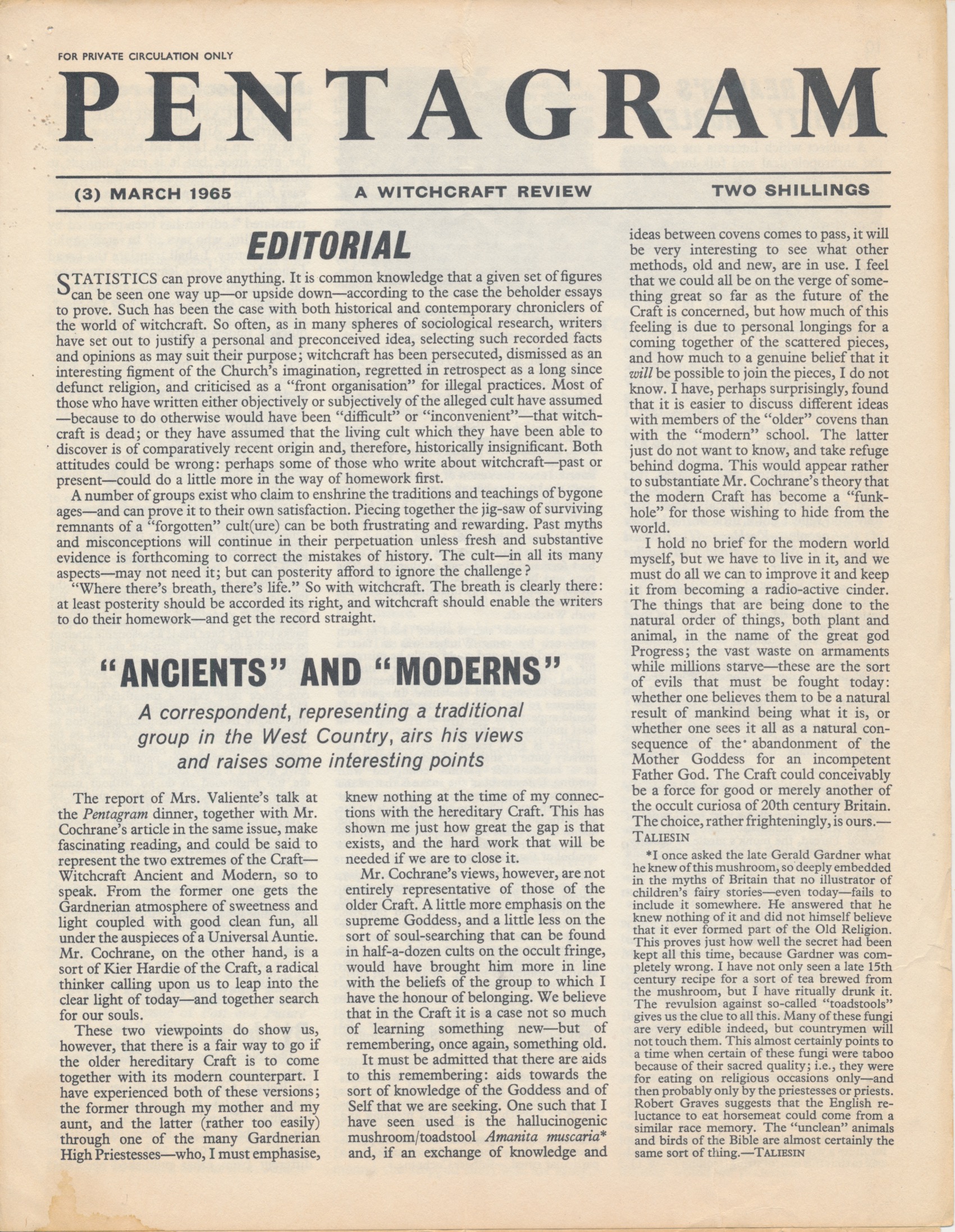 Pentagram issue 3 march 1965 Pentagram issue 3 March 1965